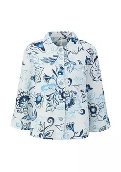 Блузка с коротким рукавом s.Oliver Blouse, цвет blue/pastel blue/dark blue