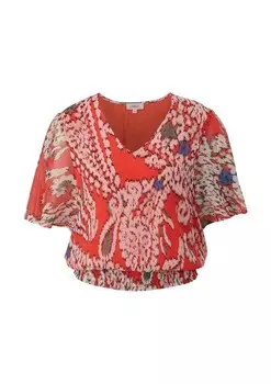 Блузка с коротким рукавом s.Oliver Blouse, цвет lobster