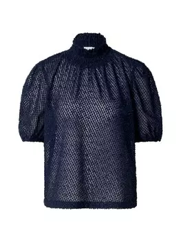 Блузка с коротким рукавом SAINT TROPEZ Blouse Helma, ночной синий