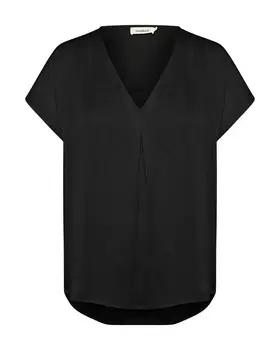 Блузка с коротким рукавом SOAKED IN LUXURY Blouse Loana, черный