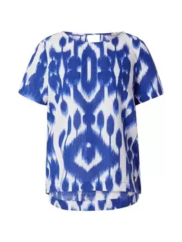 Блузка с коротким рукавом STREET ONE Blouse, цвет blue/cobalt blue