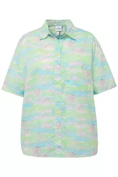 Блузка с коротким рукавом Studio Untold Blouse, цвет light blue/light green