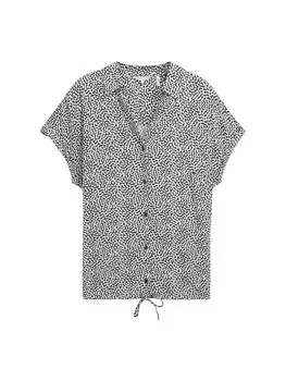 Блузка с коротким рукавом Tom Tailor Women + Blouse, ночной синий