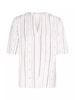 Блузка с коротким рукавом TOMMY HILFIGER Blouse, белый