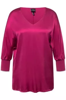 Блузка с коротким рукавом Ulla Popken Blouse, фуксия