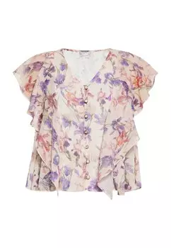 Блузка с коротким рукавом Usha Blouse, кремовый