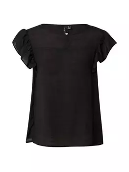 Блузка с коротким рукавом VERO MODA Blouse VMKATJA, черный
