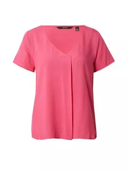 Блузка с коротким рукавом VERO MODA Blouse BRIT, цвет raspberry
