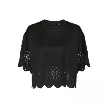 Блузка с коротким рукавом Vero Moda Tora, черный