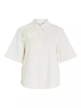 Блузка с коротким рукавом VILA Blouse, белый