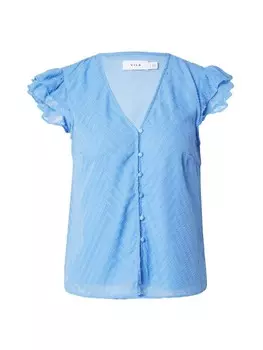 Блузка с коротким рукавом VILA Blouse MICHELLE, светло-синий