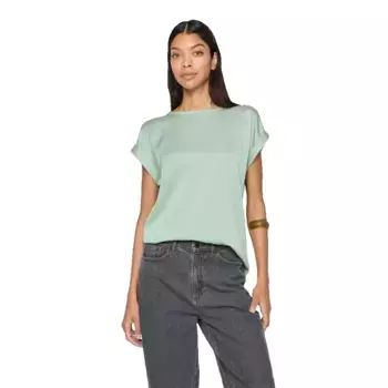 Блузка с коротким рукавом Vila Ellette, зеленый