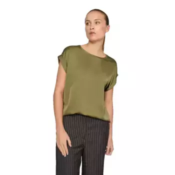 Блузка с коротким рукавом Vila Ellette, зеленый