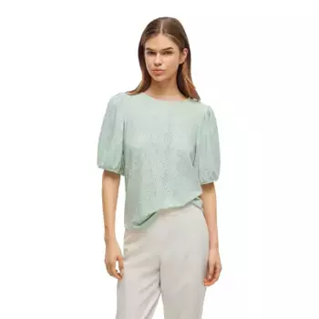 Блузка с коротким рукавом Vila Kally, зеленый