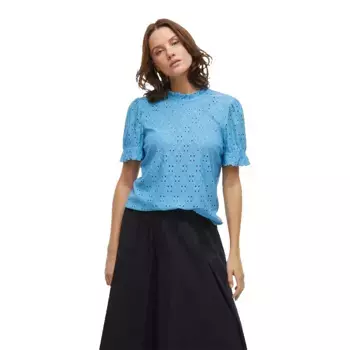 Блузка с коротким рукавом Vila Kawa, синий