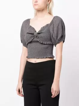 Блузка с короткими рукавами b+ab, серый