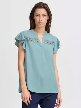 Блузка с короткими рукавами byitilda B.Young, синий