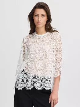 Блузка с короткими рукавами byjacy блузка B.Young, белый