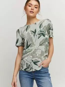 Блузка с короткими рукавами bymmjoella B.Young, зеленый