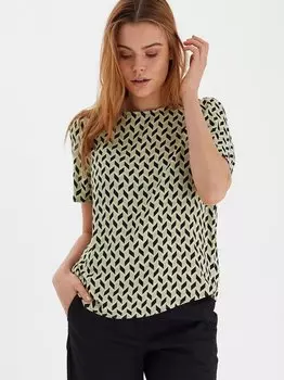 Блузка с короткими рукавами bymmjoella B.Young, зеленый