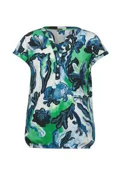 Блузка с короткими рукавами Cecil, белый