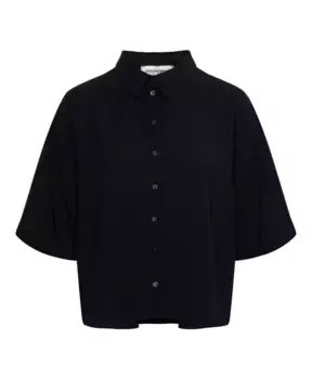 Блузка с короткими рукавами &Co Woman, черный