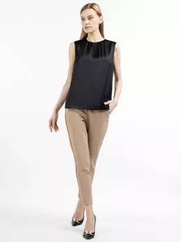 Блузка с короткими рукавами Dreimaster, черный