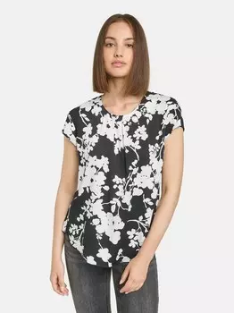 Блузка с короткими рукавами Taifun, черный