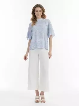 Блузка с короткими рукавами Usha, бирюзовый