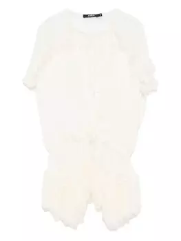 Блузка с кружевными вставками Amen, нейтральный