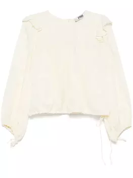 Блузка с кулиской PNK, желтый