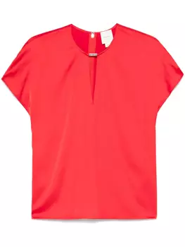 Блузка с логотипом Calvin Klein, красный