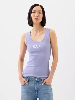 Блузка с логотипом Gap, фиолетовый