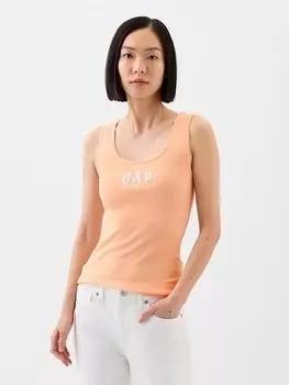 Блузка с логотипом Gap, оранжевый