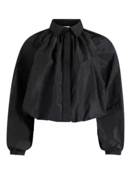 Блузка с объемными рукавами PATOU, черный