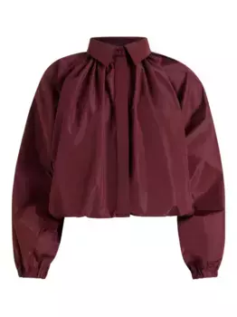 Блузка с объемными рукавами PATOU, красный