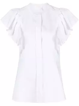 Блузка с оборками Chlo, белый