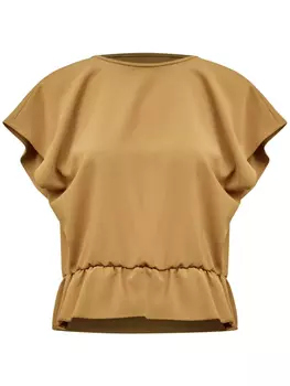 Блузка с оборками MM6 Maison Margiela, желтый