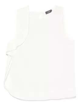 Блузка с оборками Peserico, белый