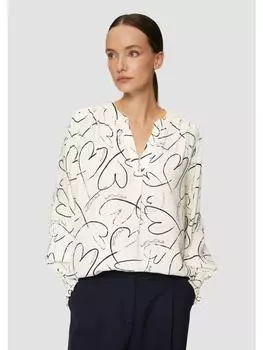 Блузка s.Oliver BLACK LABEL, кремовый