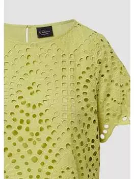 Блузка s.Oliver BLACK LABEL, зеленый