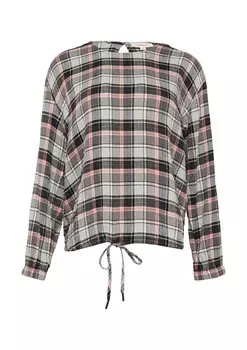 Блузка s.Oliver Blouse, цвет taupe/stone/dark grey