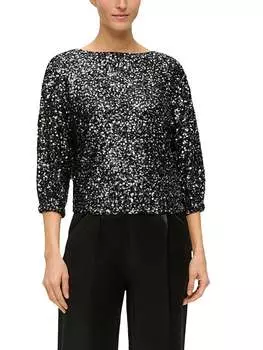 Блузка s.Oliver, черный