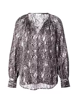 Блузка s.Oliver, цвет Grey/Dark grey