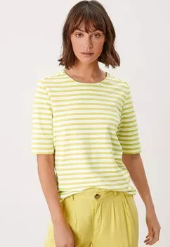 Блузка s.Oliver в полоску, желтый