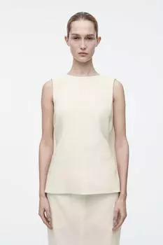 Блузка с открытой спиной COS, экрю