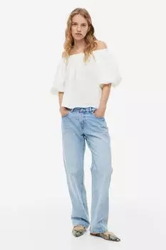 Блузка с открытыми плечами H&M