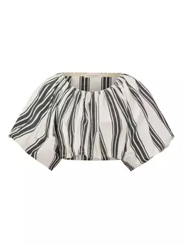 Блузка с открытыми плечами Philosophy Di Lorenzo Serafini, белый