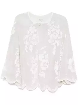 Блузка с пайетками Ashish, белый