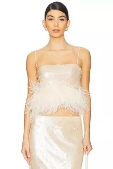 Блузка с пайетками от марианны сеси L'Academie, красный